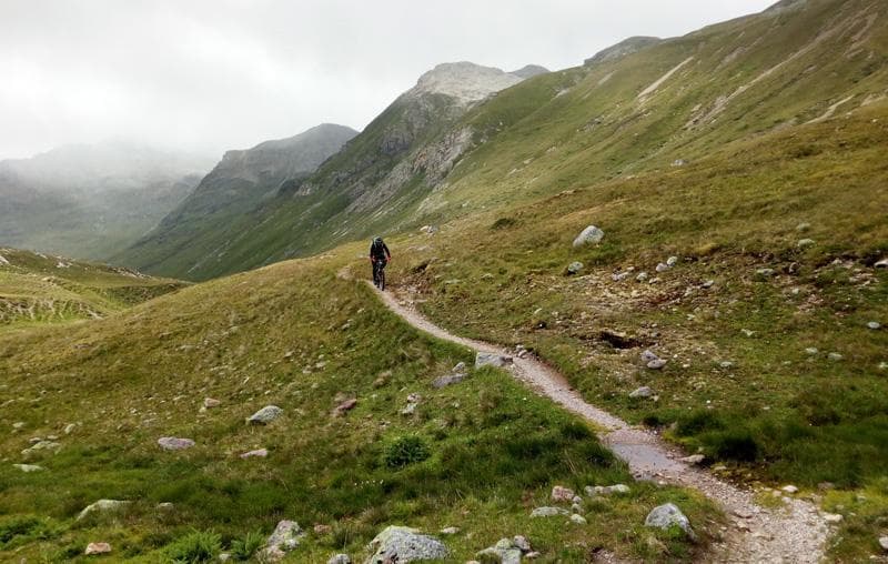 single trail valle del fieno