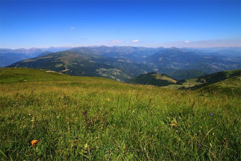 panorama dalla cima