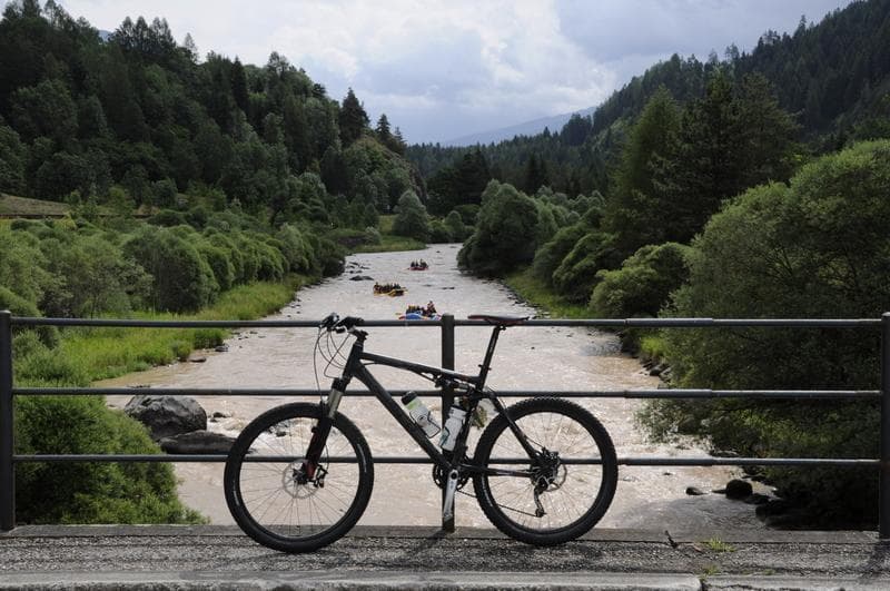 MTB e rafting in Val di Fiemme