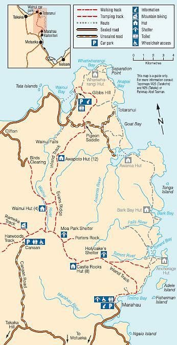 abel tasman mappa