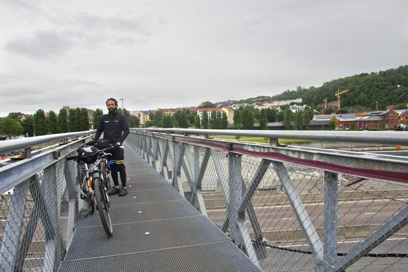 oslo in bici ponte ciclabile
