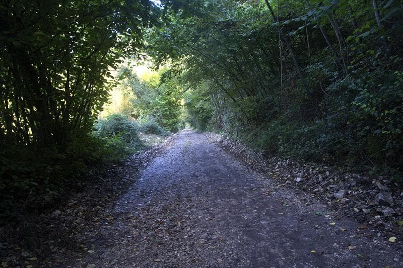 vecchia ferrovia spoleto norcia in bici