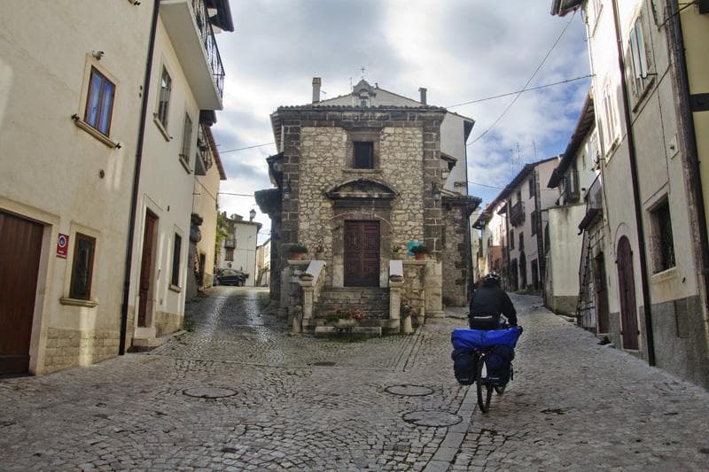 pescocostanzo in bici