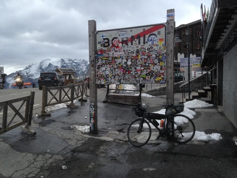 viaggio in bici alpi
