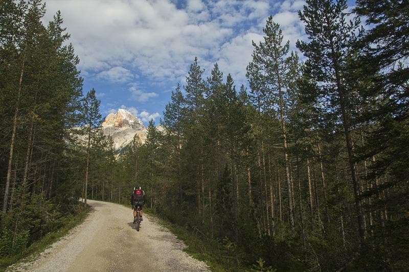 ciclabile delle dolomiti