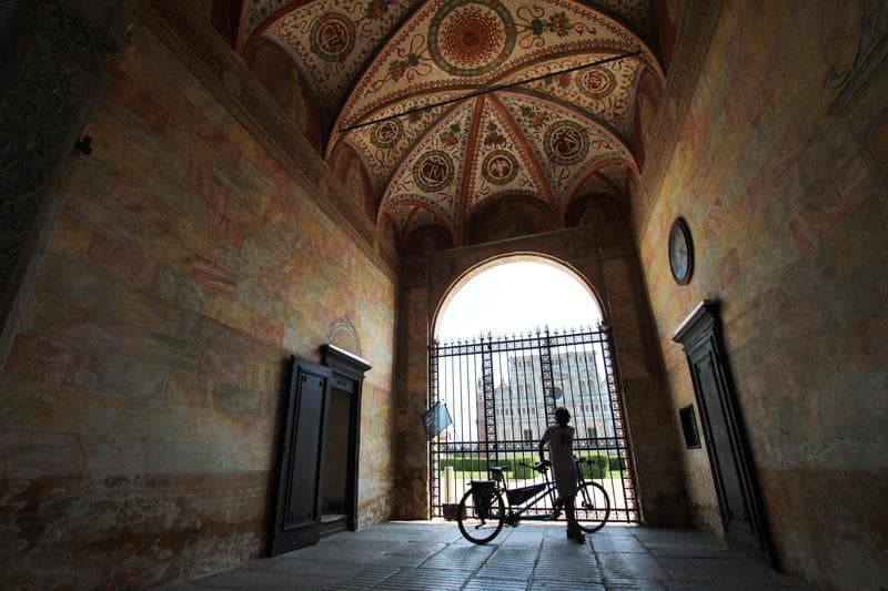 certosa di pavia in bici