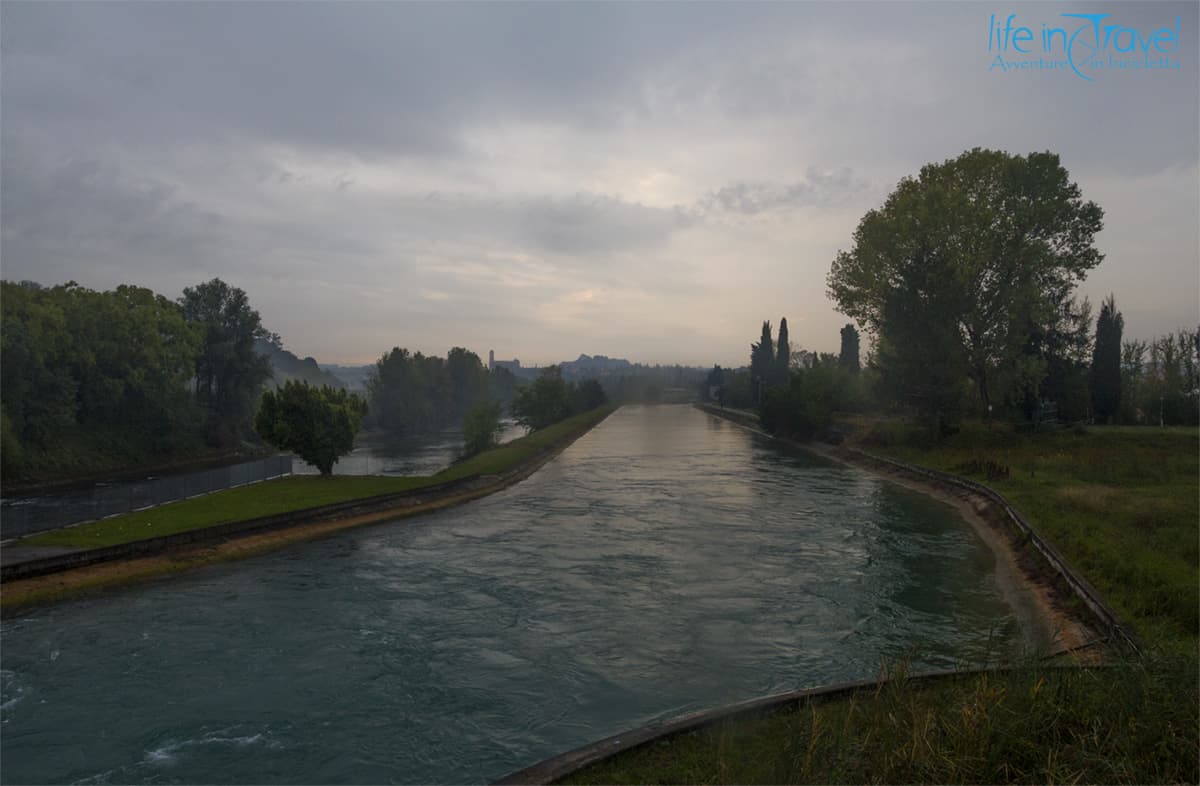 ciclabile del mincio skyline