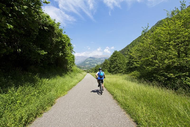ciclabile val seriana ponte nossa