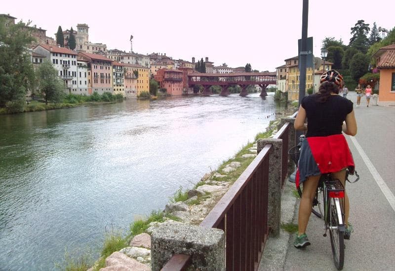bassano del grappa in bici