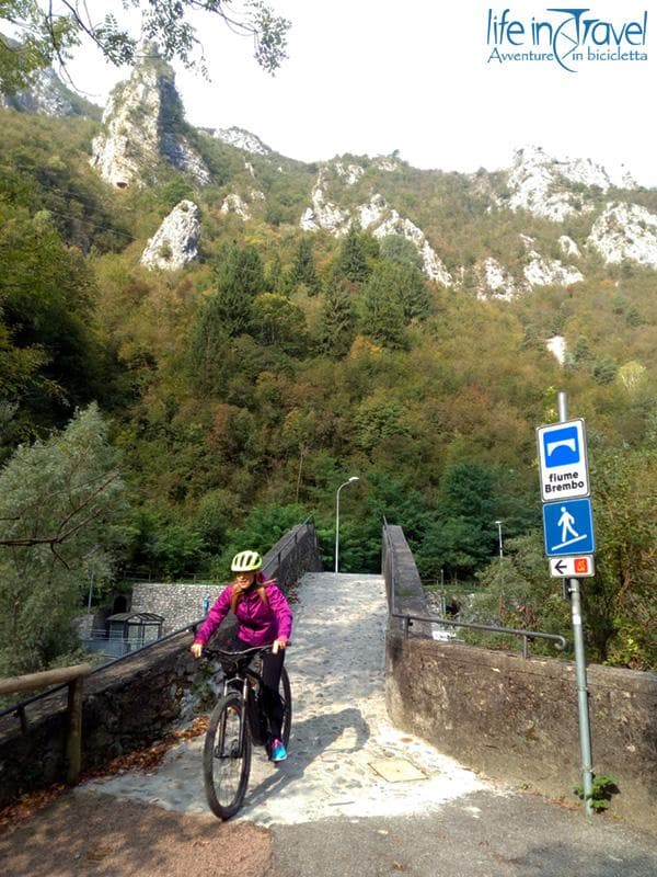 ciclovia val brembana ponte sul brembo