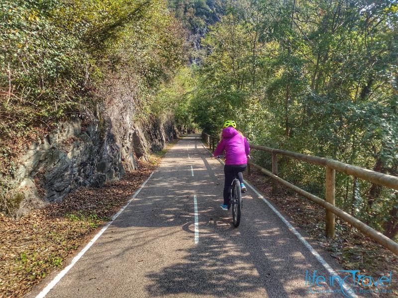vecchia ferrovia val brembana in bici