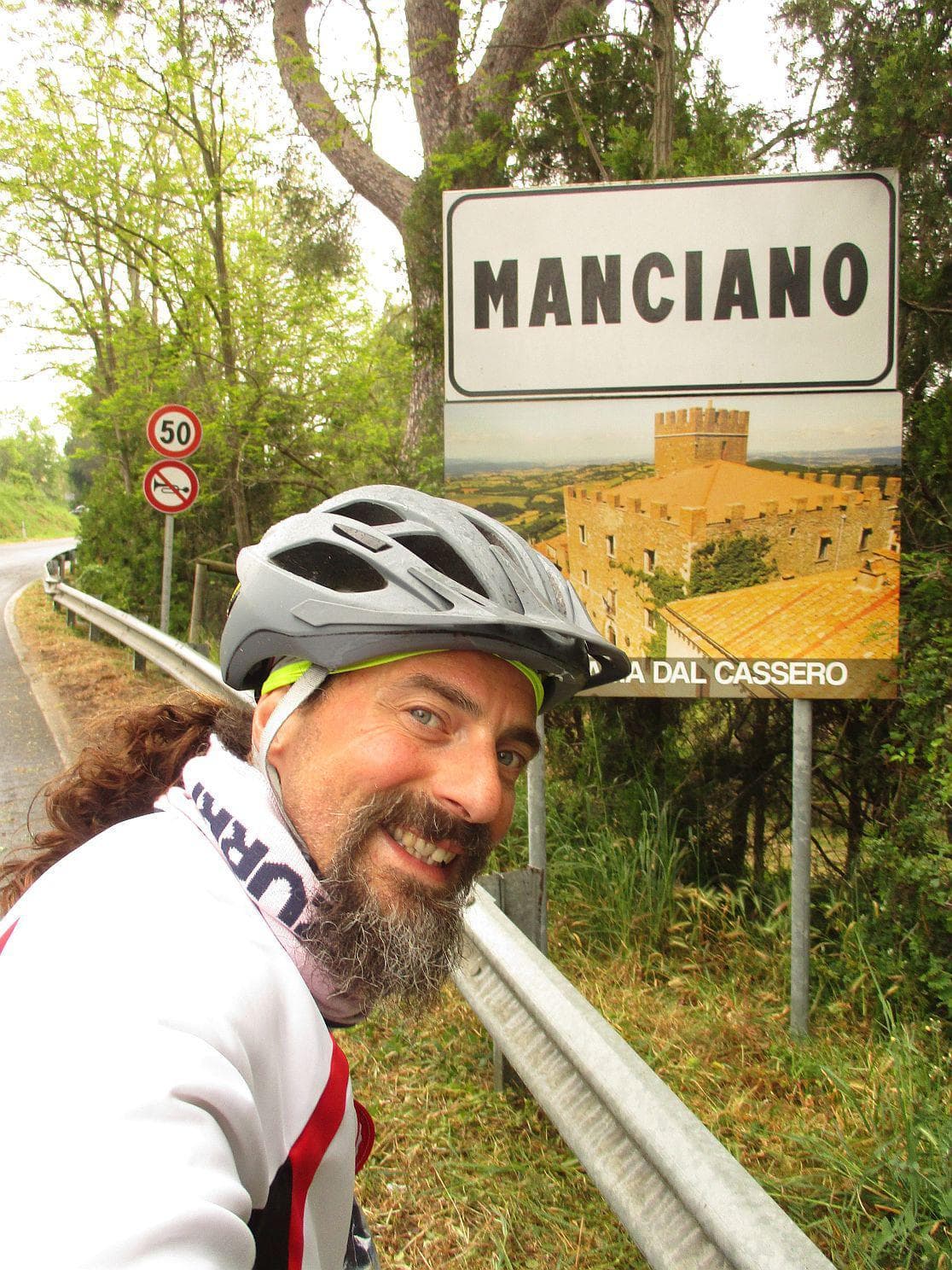 manciano sotto la pioggia