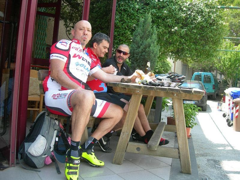 sosta relax viaggio in bici