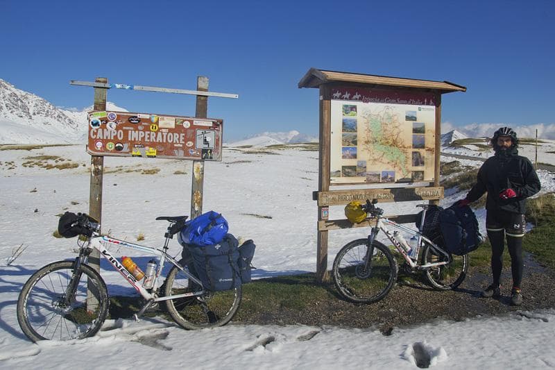 campo imperatore bici