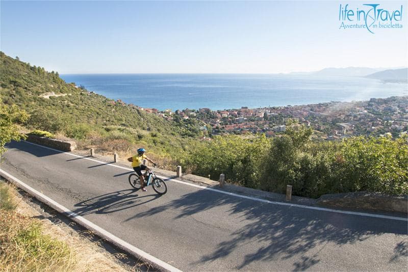 salita a verezzi in.bici