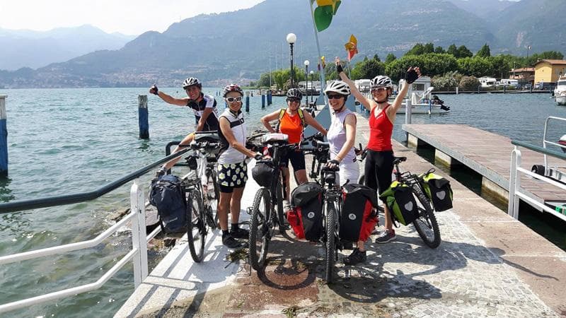 lago iseo in bici