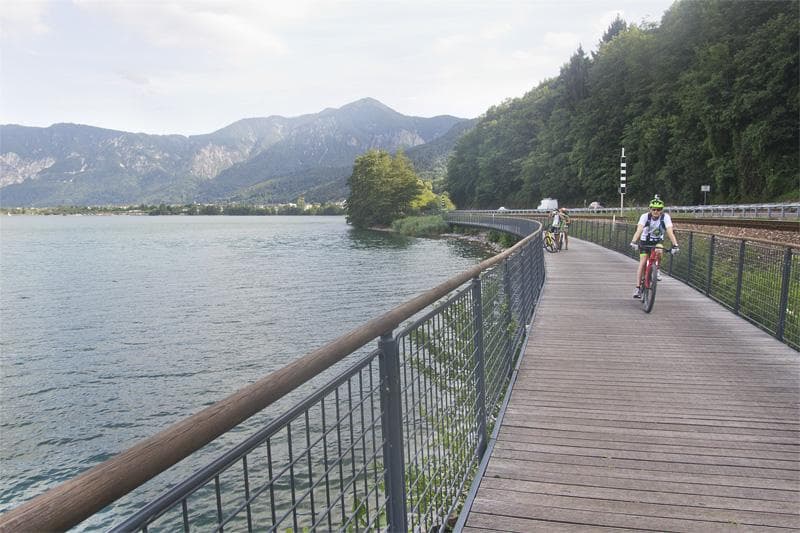 passerella ciclabile lago caldonazzo