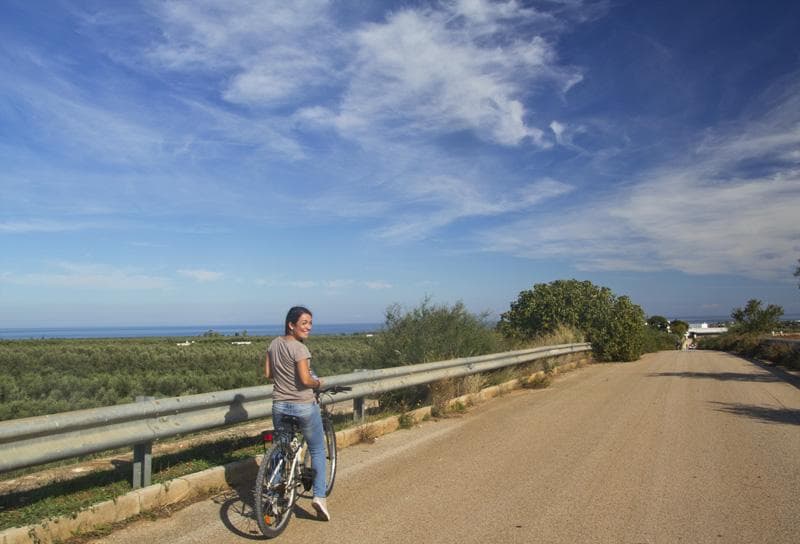 parco dune costiere in bici