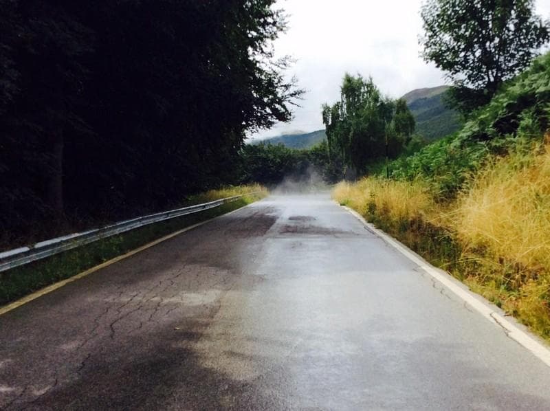 Pioggia sugli appennini