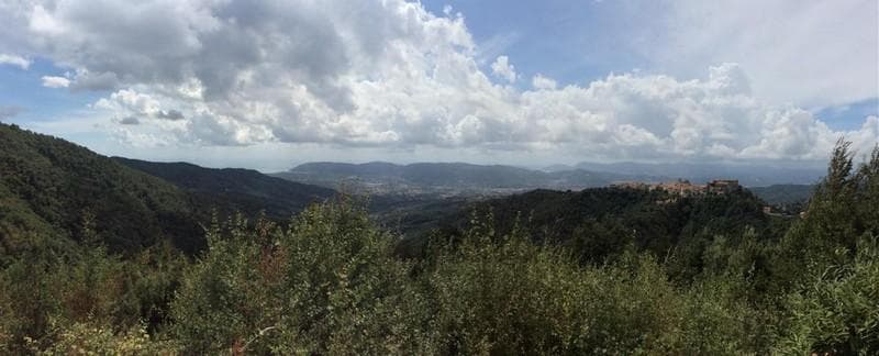 Panorama sul mare
