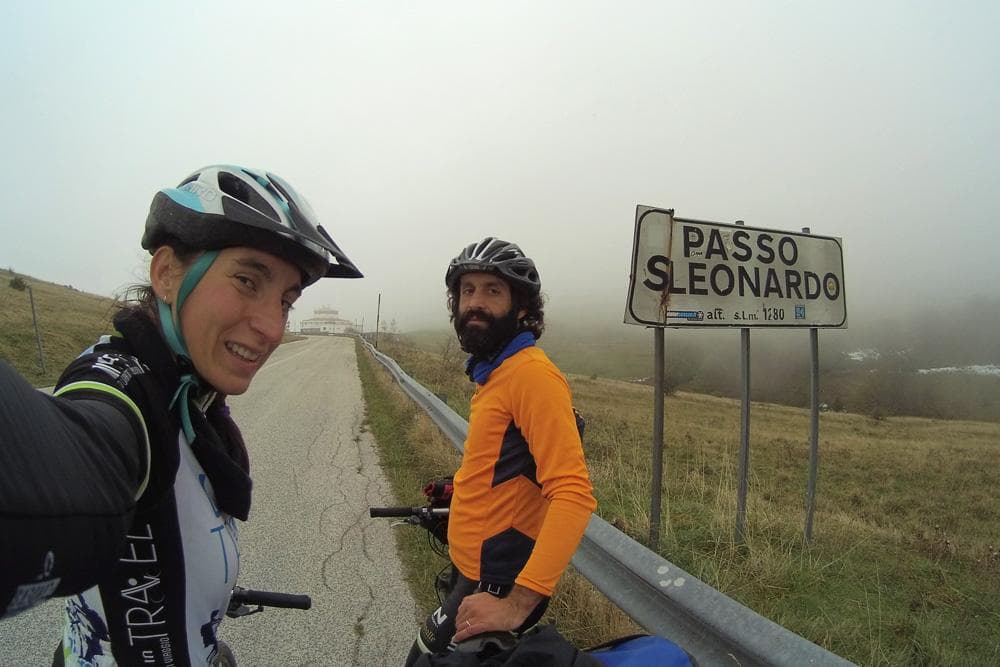 passo san leonardo in bici