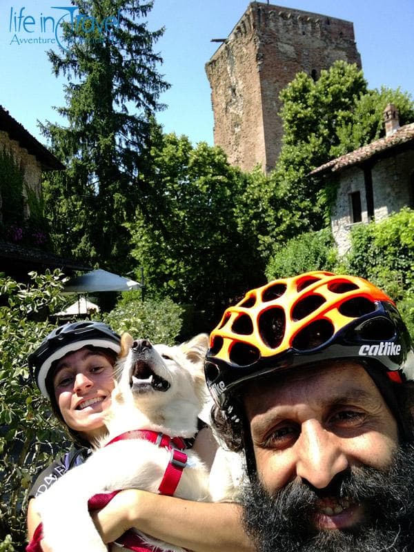 castello di rivalta in bici i tre