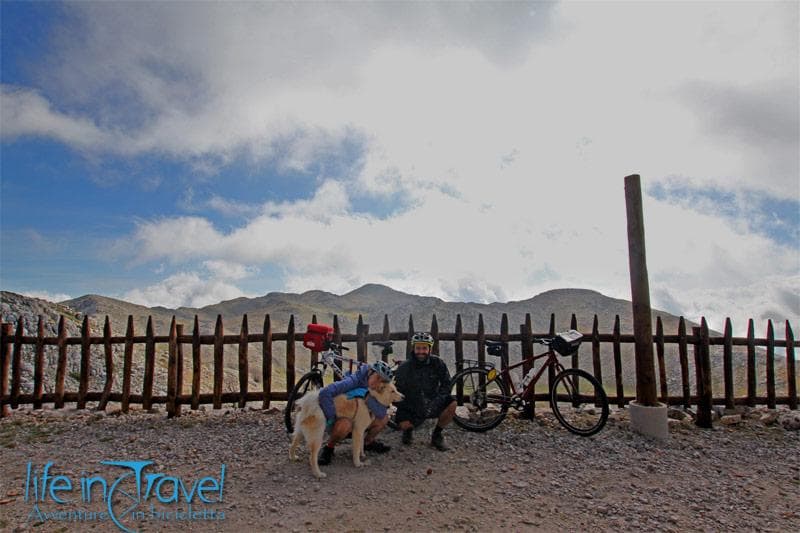 in vetta al monte cervati