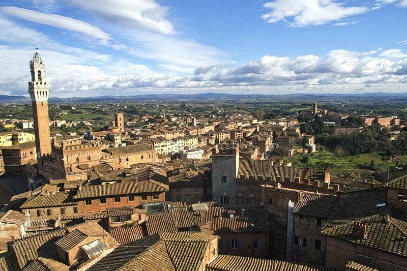 panorama su siena