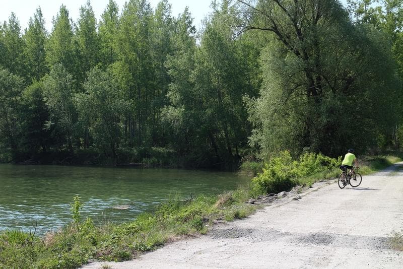 bicicletta danubio slovacchia