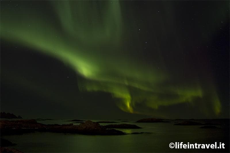 Aurora boreale alle Lofoten