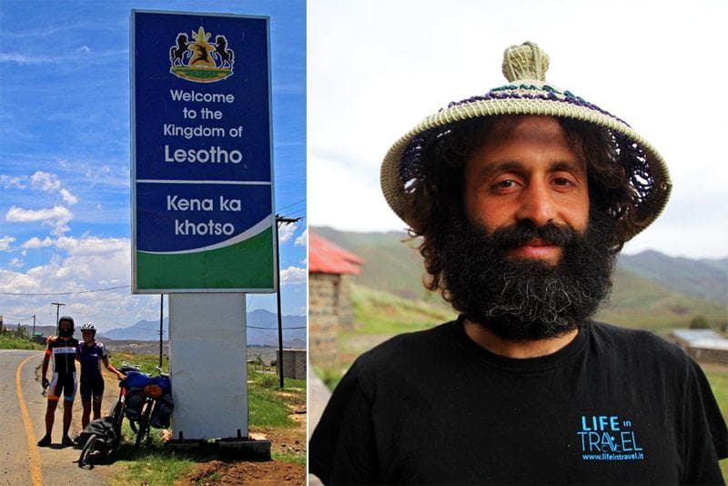 Arrivo in Lesotho in bici