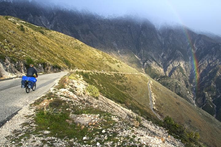 Il passo di Llogara in Albania