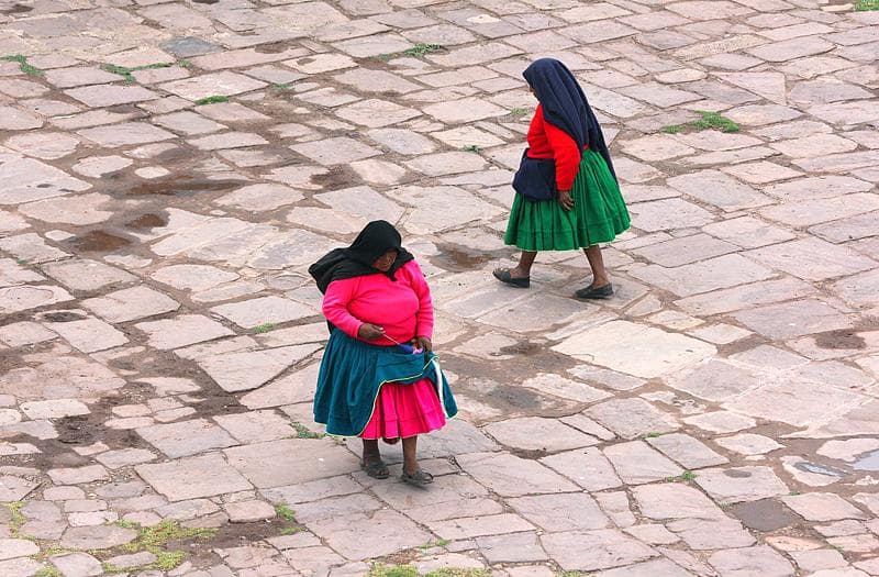 isola di taquile donne del titicaca