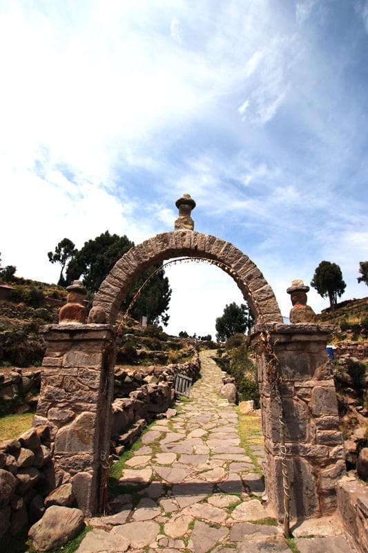porta isola di taquile