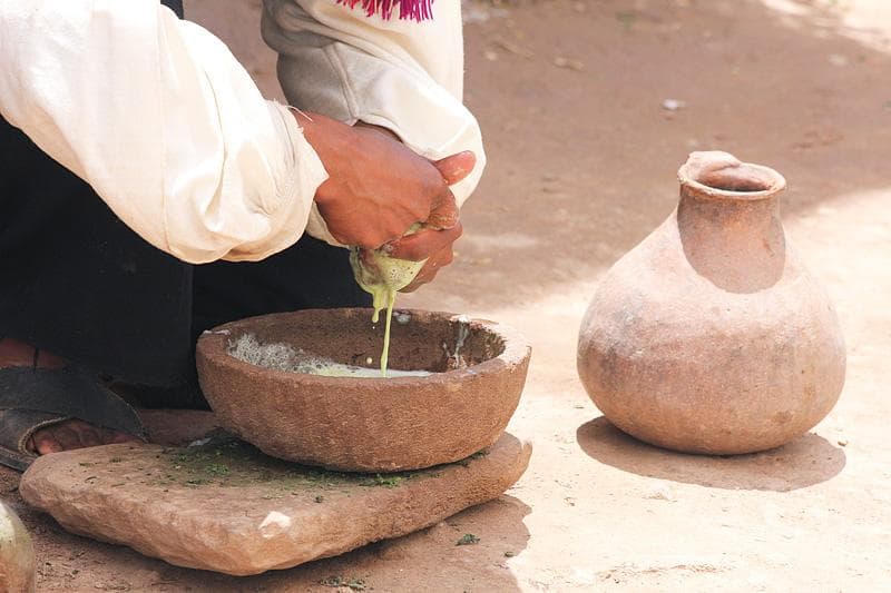 produzione del sapone taquile