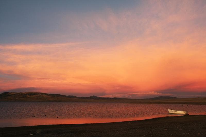 tramonto lagune