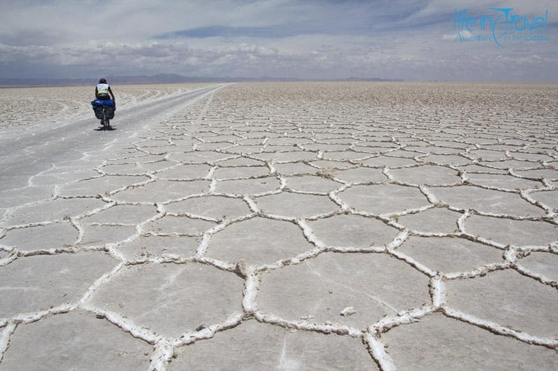 pedalando sul sale