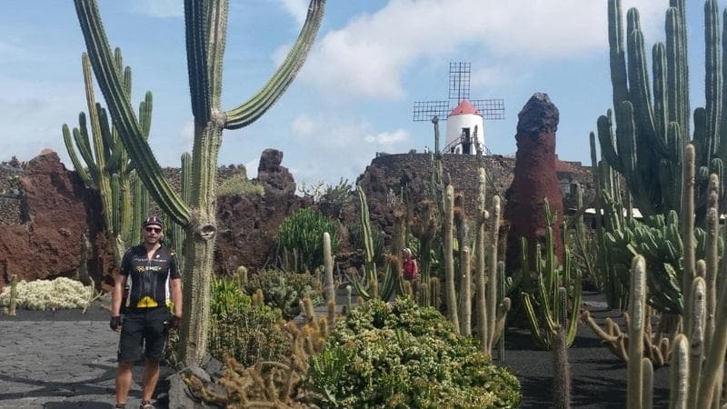 giardino dei cactus a Lanzarote