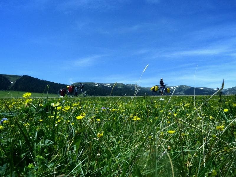 Cina in bici