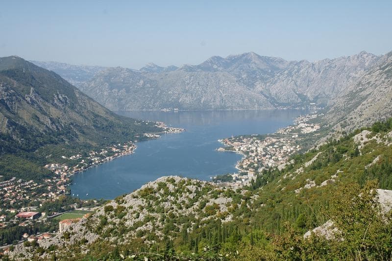 baia di kotor panorama
