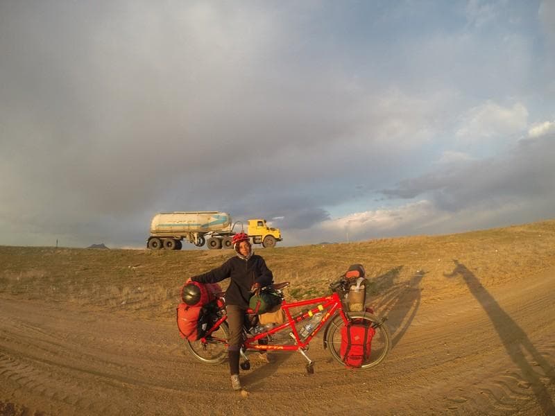 Iran in bici