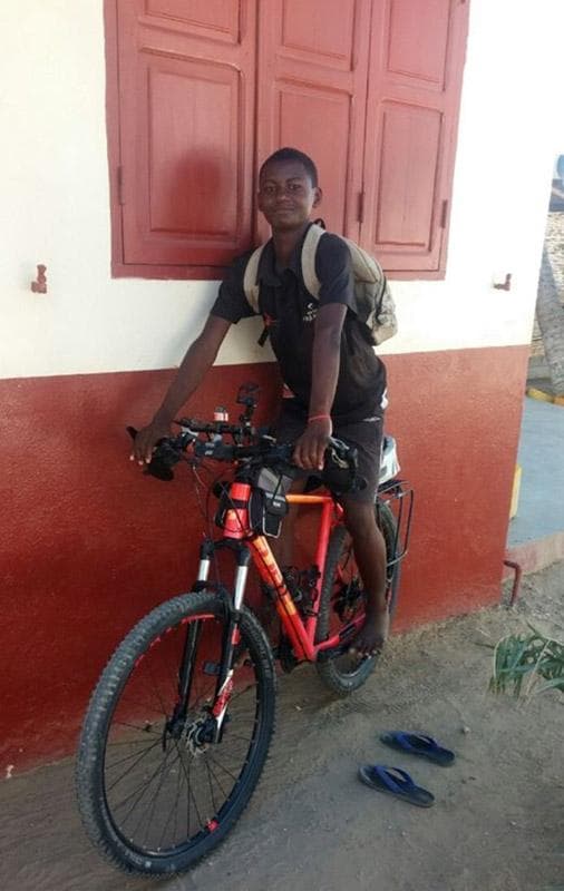 in bici