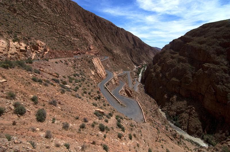Gole del Dadés - Marocco in bici
