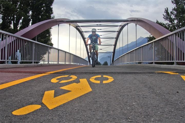 pista ciclabile del rodano