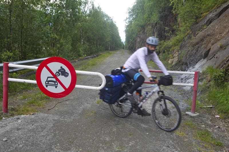 viaggiare in bici in Norvegia