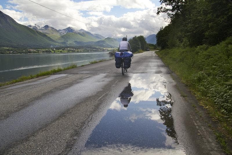 riflessi sunndalsfjord norvegia