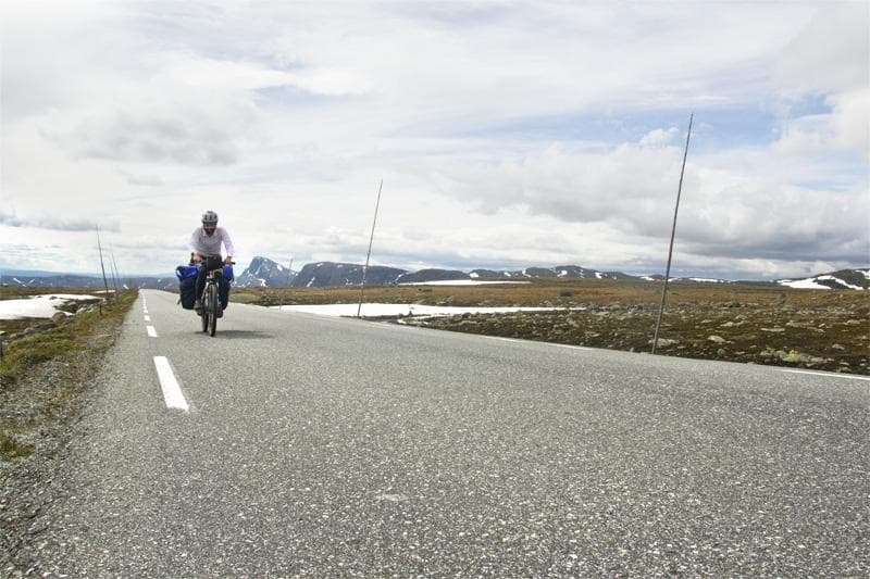 altopiano valdresflye bici
