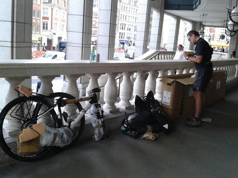 bici imballate londra